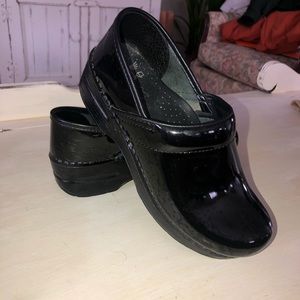 Dansko black clogs
